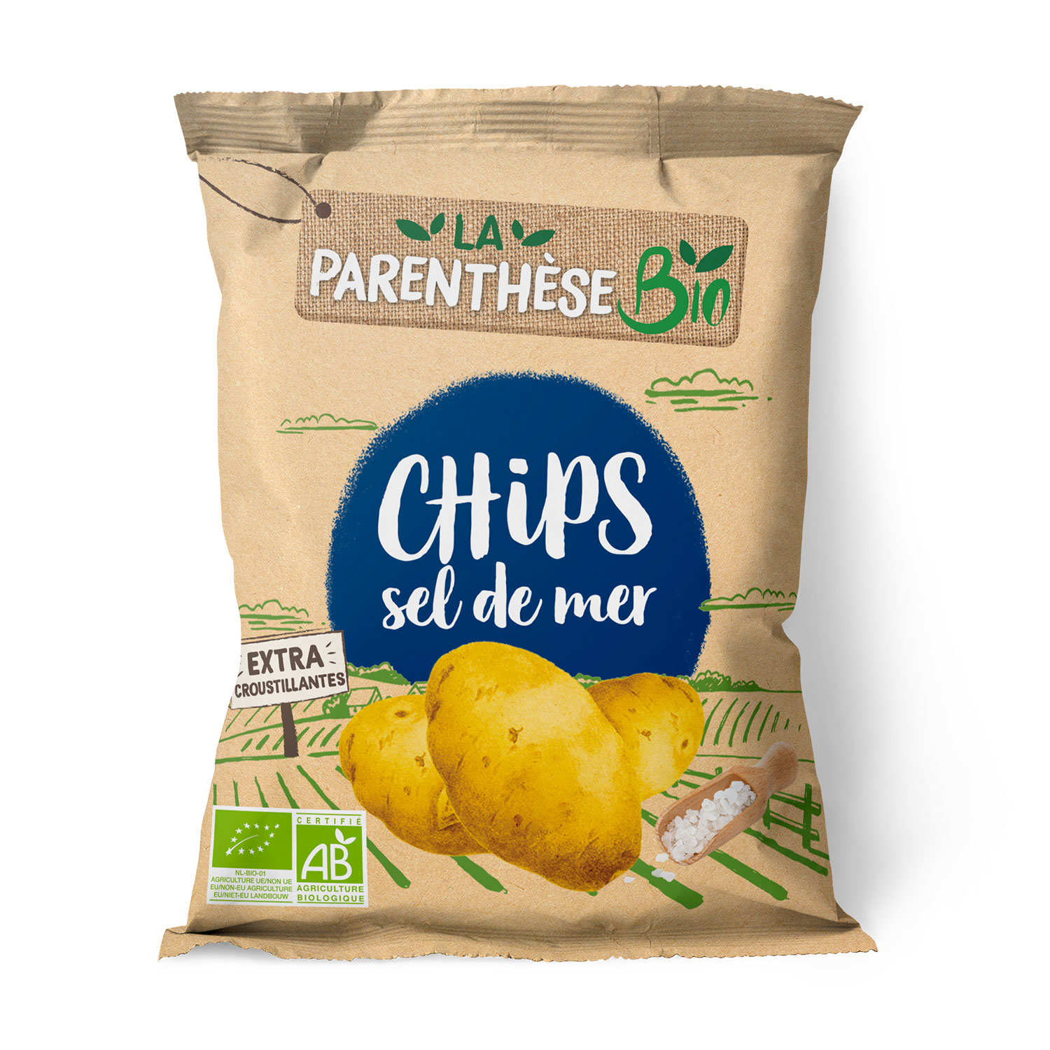 Chips bio au sel de mer - Fabriqué en France