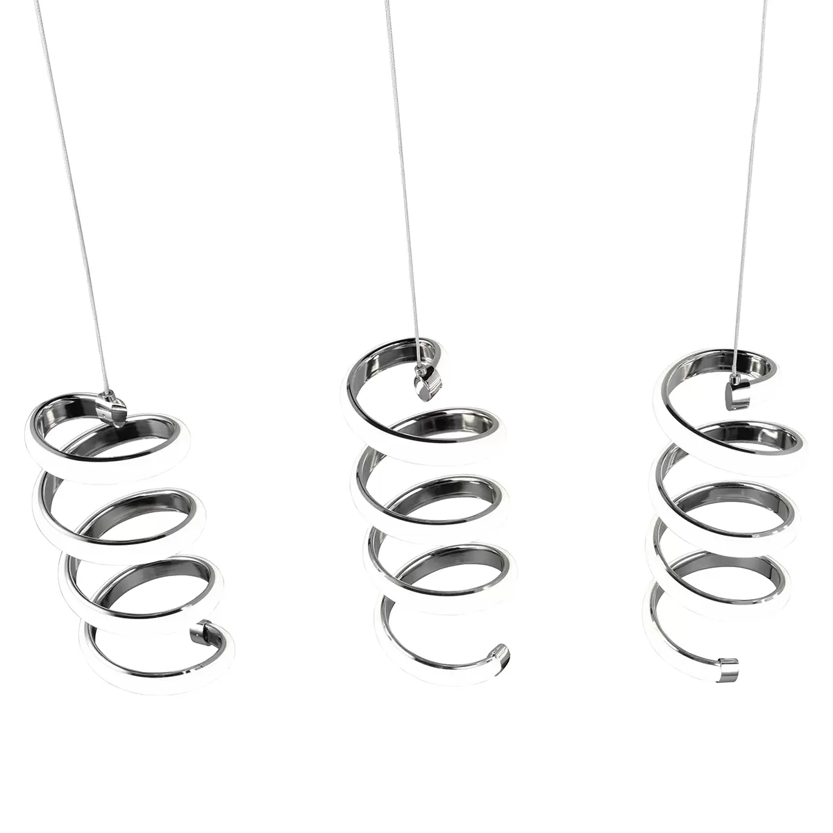 LED-Pendelleuchte Laola Silber