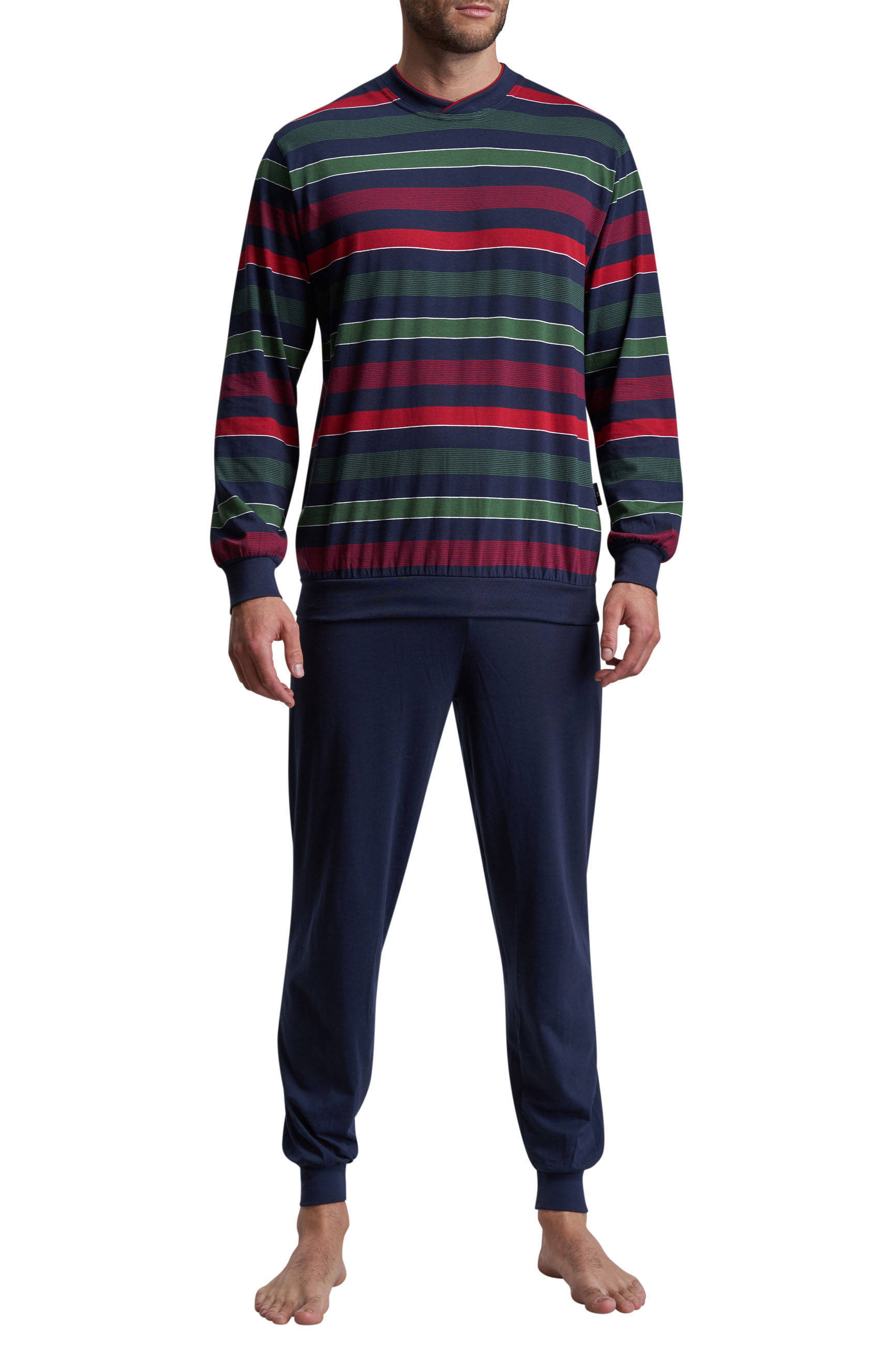 Götzburg pyjama blauw/groen/rood
