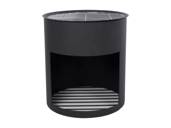 Tonneau à feu Milshire Noir Acier