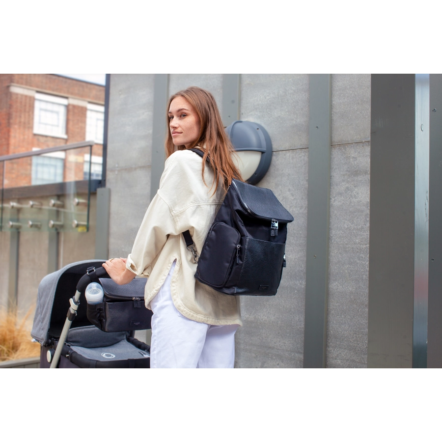 storksak Kinderwagen-Organiser Alyssa Black Gunmetal