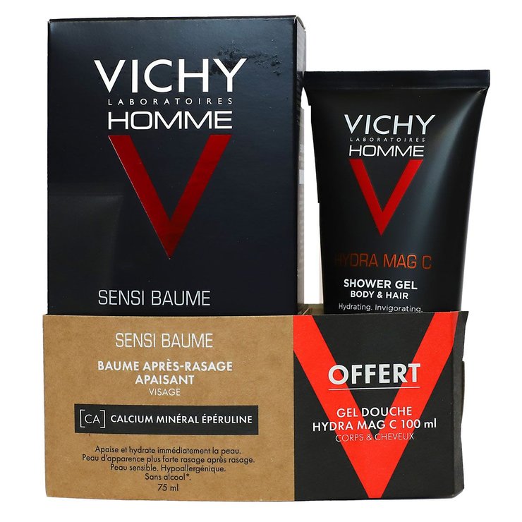 Sensi baume apaisant 75ml + gel douche offert