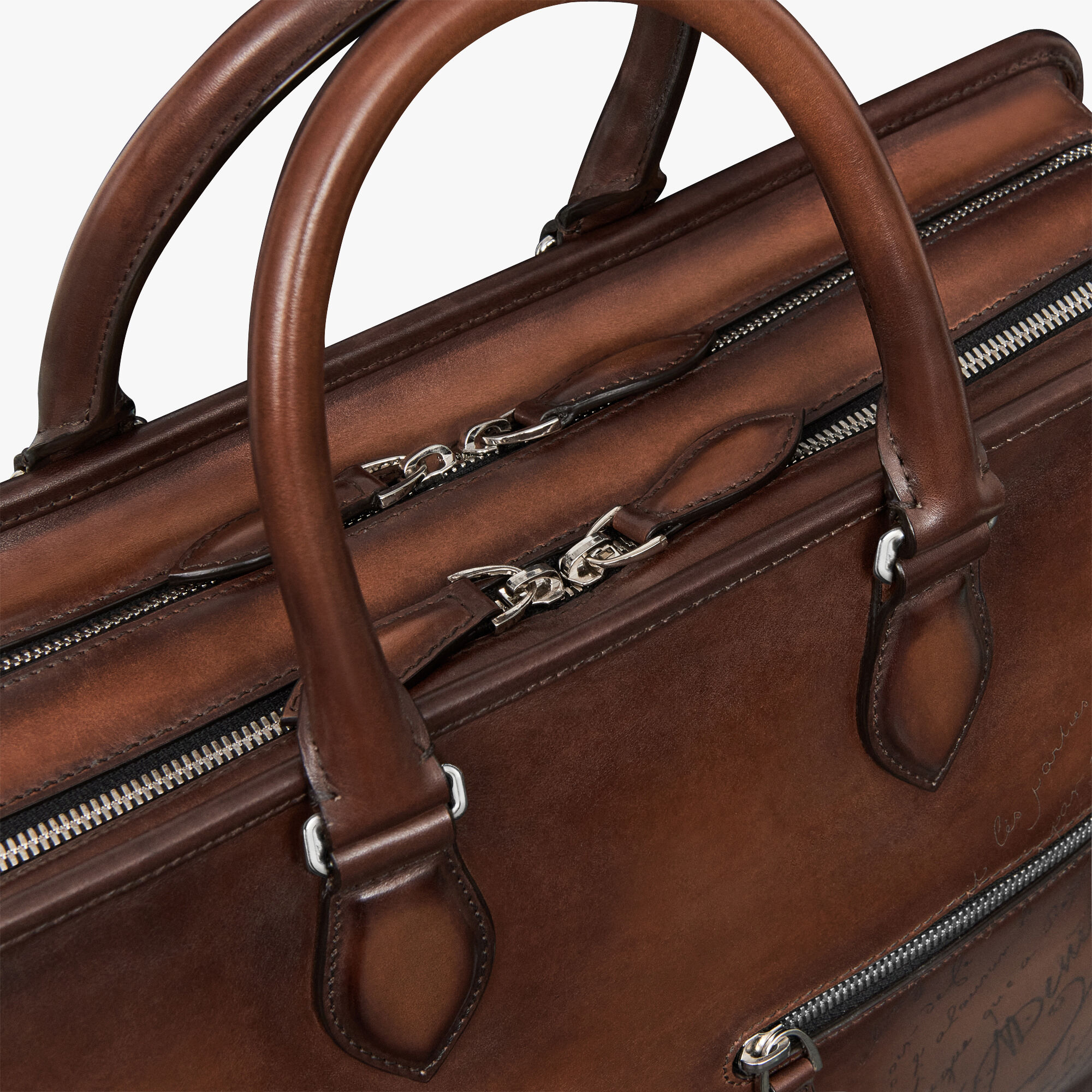 Cartable Deux Jours En Cuir Scritto