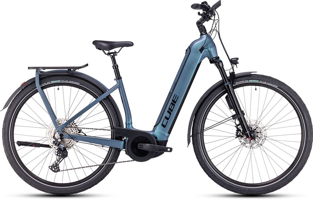 Cube Kathmandu Hybrid ABS 750 Easy Entry smaragdgrey´n´blue kaufen | Bike-Discount