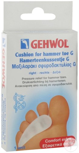 Gehwol Coussin Marteau Droit Gel 1 Pièce