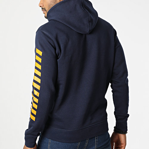Sweat Capuche Admin 2 Bleu Marine Blanc