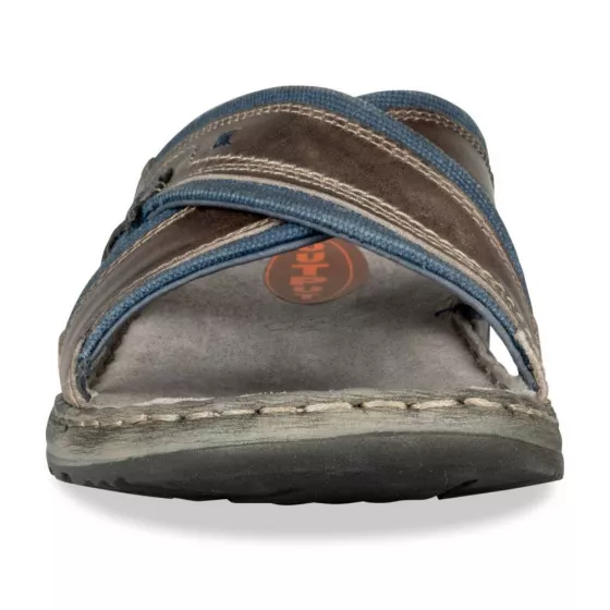 Mules GRIS CAPE BOARD CUIR