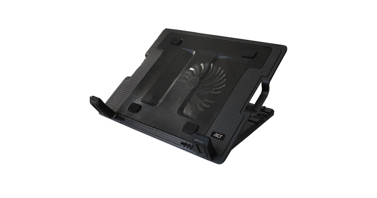 ACT ConnectivityAC8110 Laptopstandaard laptopkoeler  (Zwart, tot 17