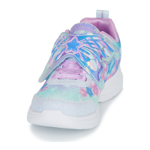 Skechers - GLIMMER KICKS - Argenté / Rose / LED