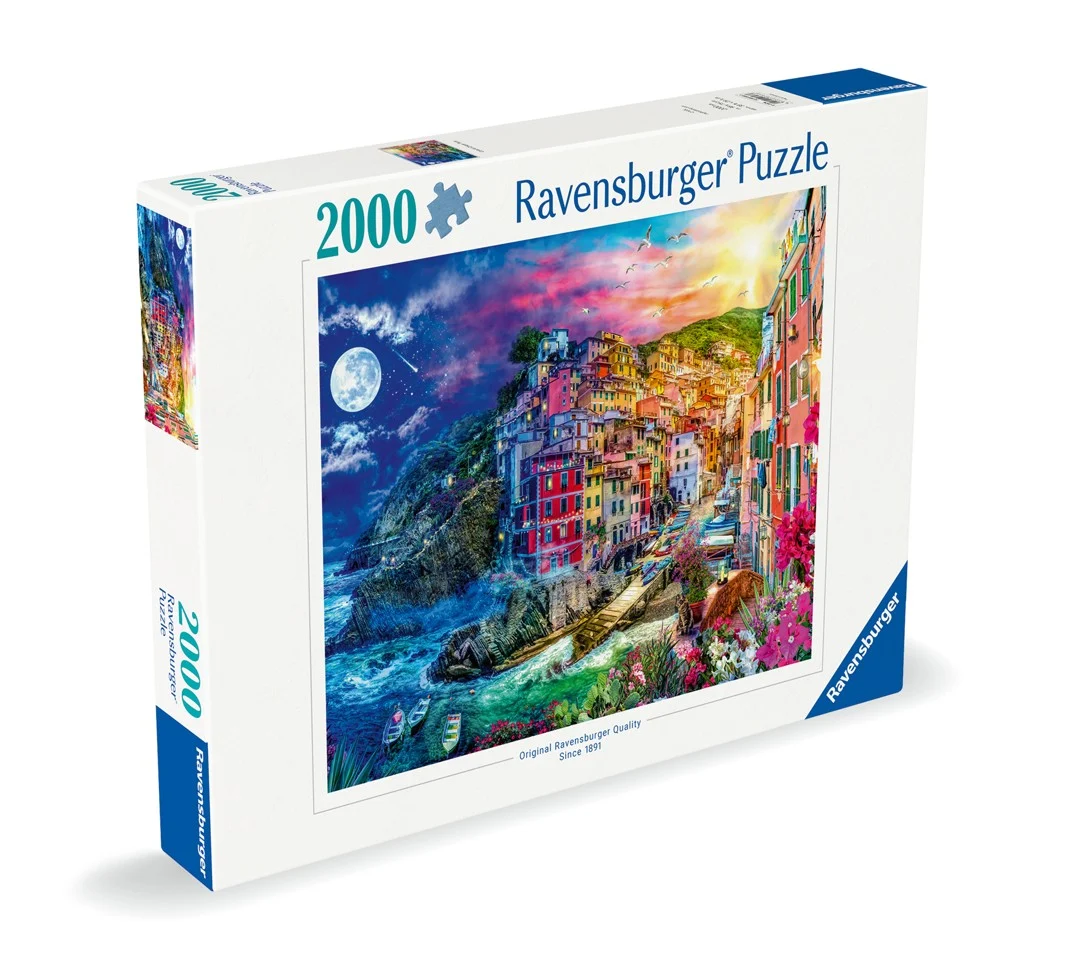 Ravensburger - Puslespil Colorful Cinque Terre 2000 brikker