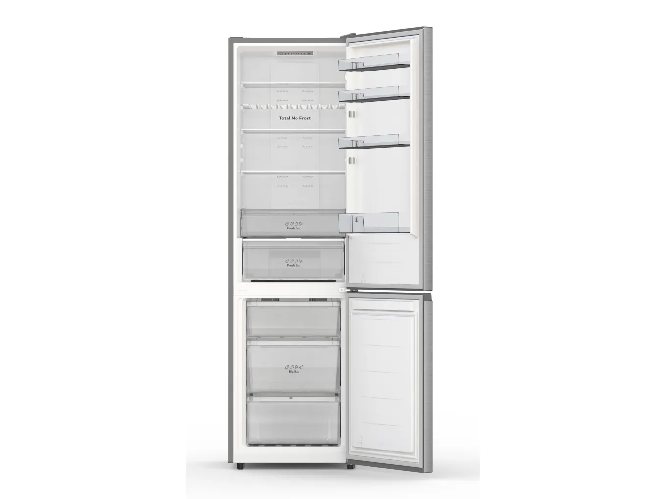 Hisense RB440N4ACA, 336 L, No Frost (køleskab), SN-T, 7 kg/24t, A, Rustfrit stål