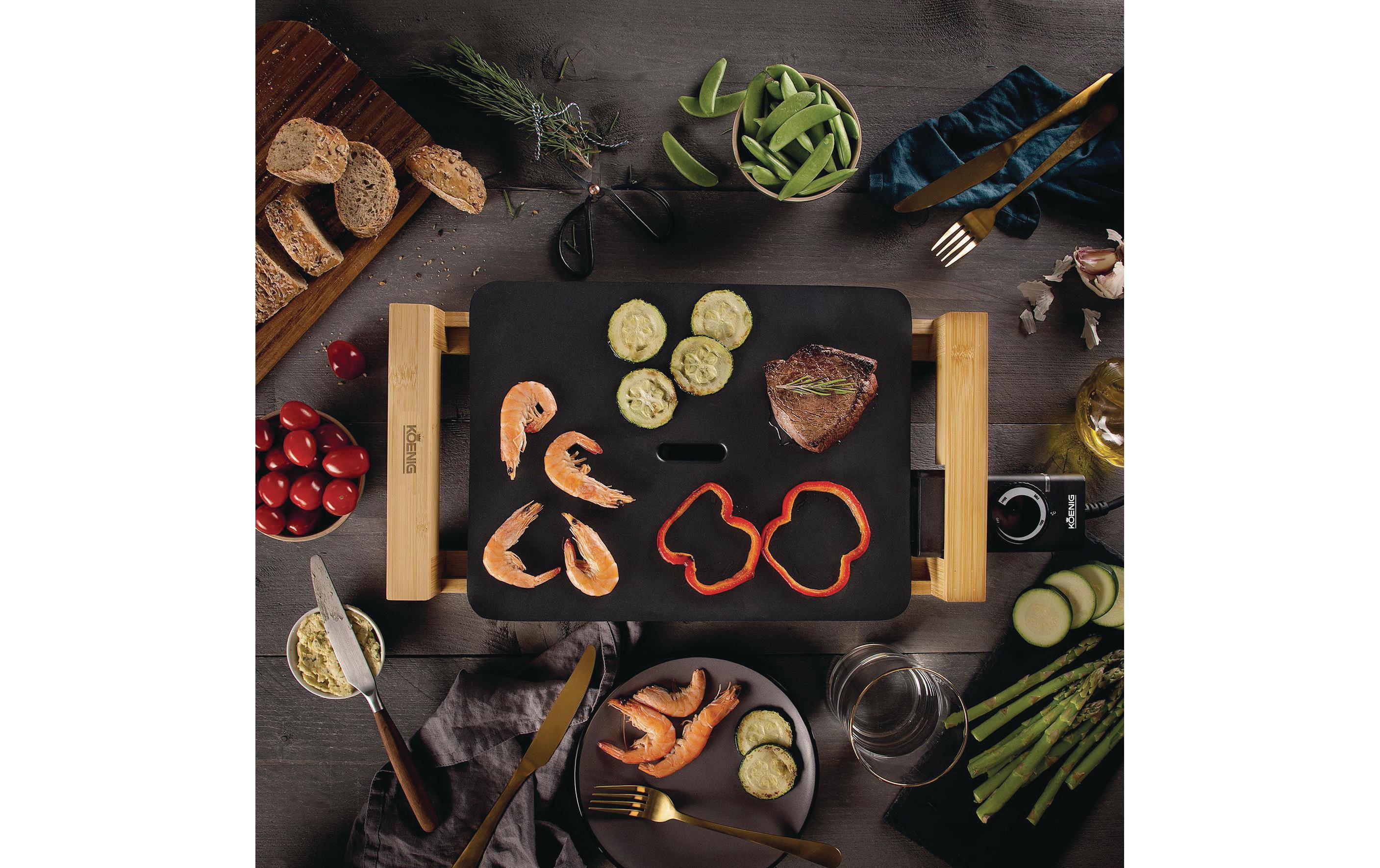 Tischgrill BambooTischgrill und Teppanyaki in einem
