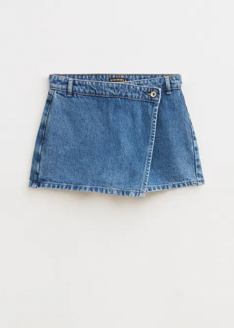 Denim skort blauw (BLW.USD)