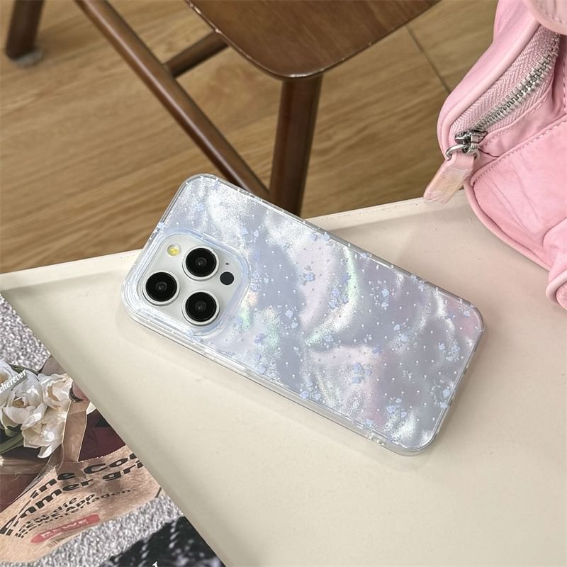 Elliure - Bloemen telefoonhoesje / Charm / Set - iPhone 16 Pro Max / 16 Pro / 16 Plus / 16 / 15 Pro Max / 15 Pro / 15 Plus / 15 / 14 Pro Max / 14 Pro / 14 Plus / 14 / 13 Pro Max / 13 Pro / 13