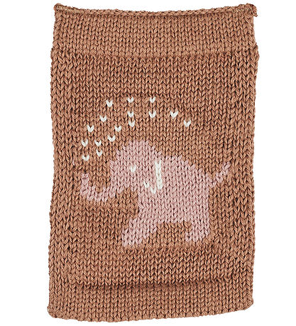Smallstuff Stickat Flagge - Elefant - Rosa