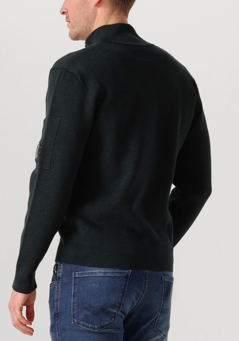 cp company vest knitwear cardigan in re wool