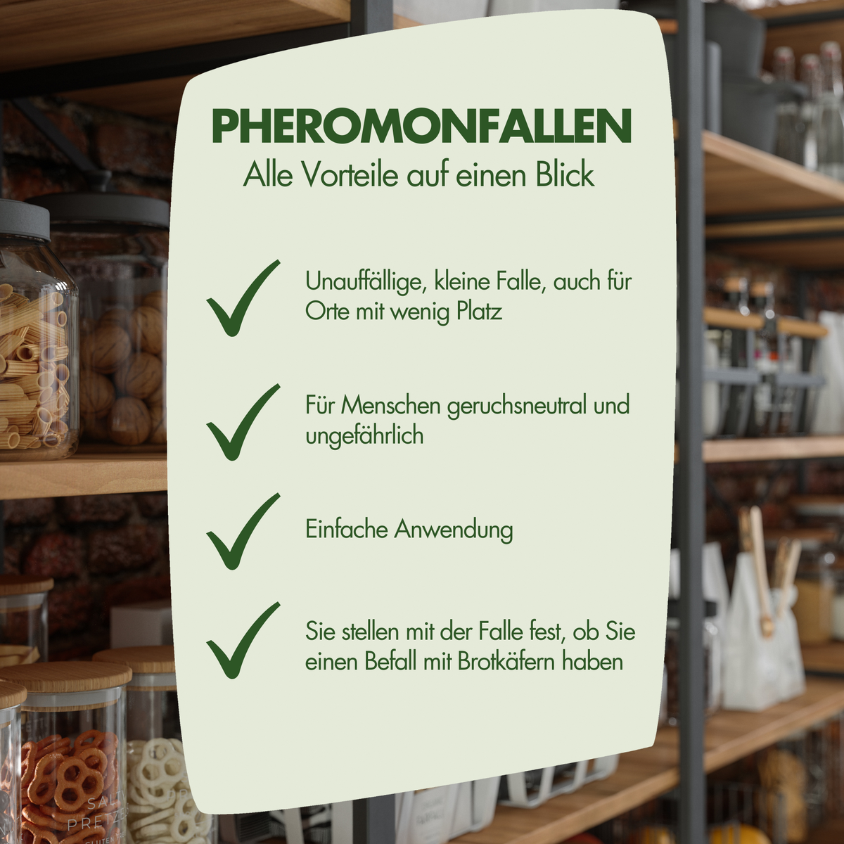 Broodkeverval, gifvrije feromoonval