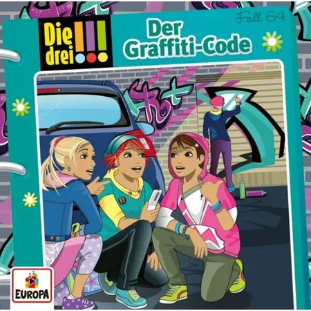 Europa Hörspiel-CD Die Drei !!! Folge 64 - Der Graffiti-Code