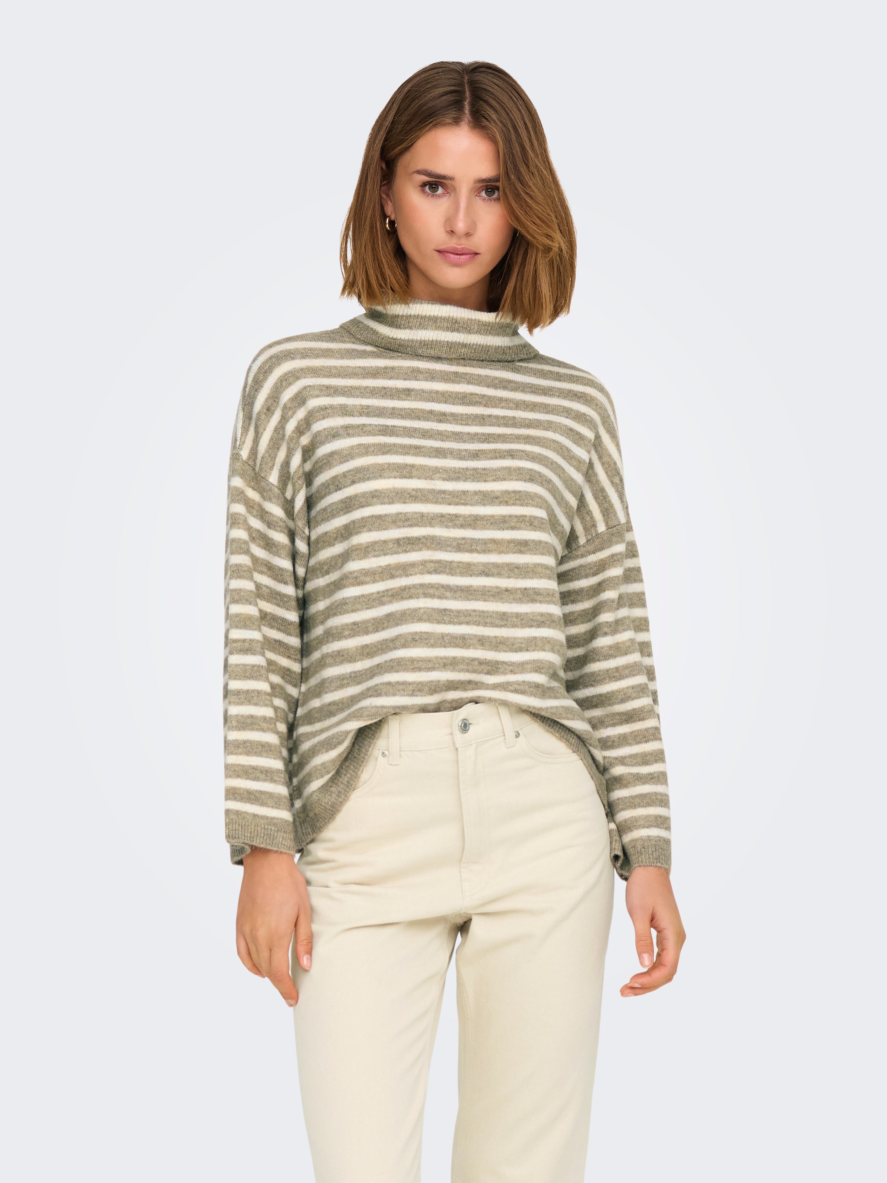 ONLTALIO Strickpullover Weathered Teak