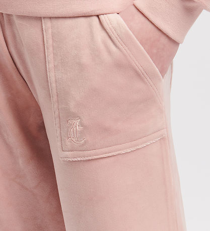 Juicy Couture Velours Hosen - Tonal - Adobe Rose