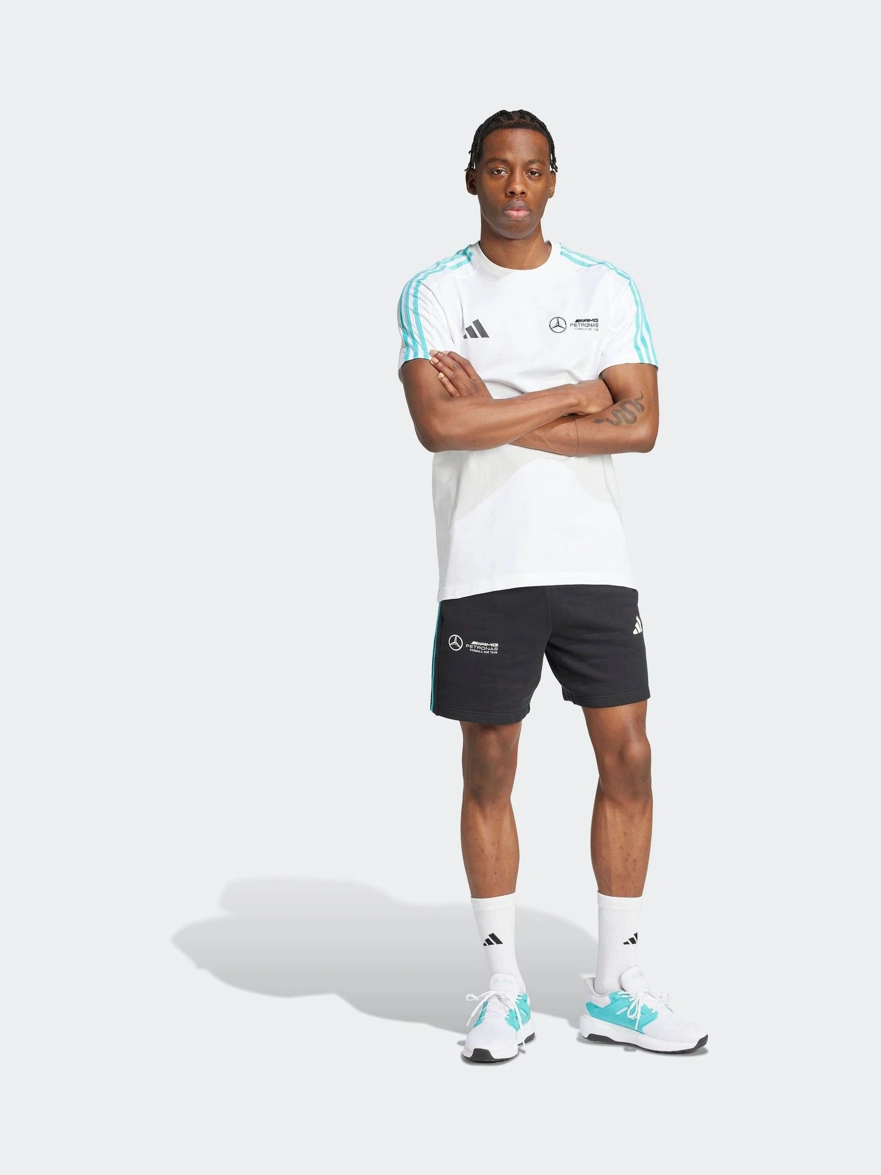 Wit/zwart - adidas Mercedes AMG Petronas Formula One Team DNA T-Shirt