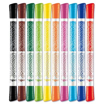 Maped Color'Peps Duo Tip - 10 Feutres double pointe
