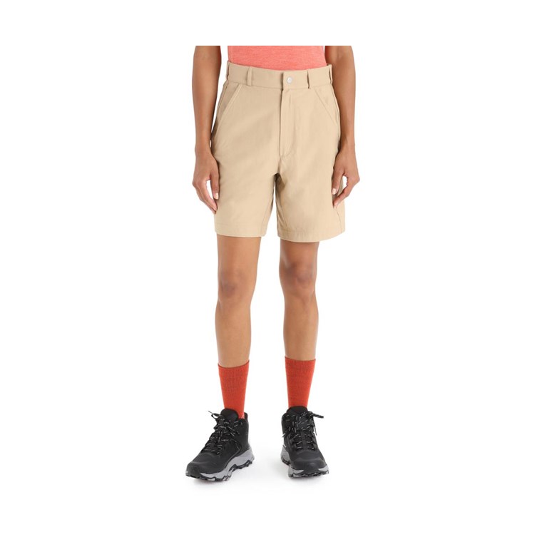Icebreaker Hike Shorts Women Sand