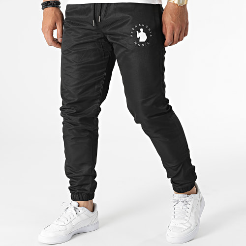 Pantalon Jogging Diamant Logo Noir Blanc