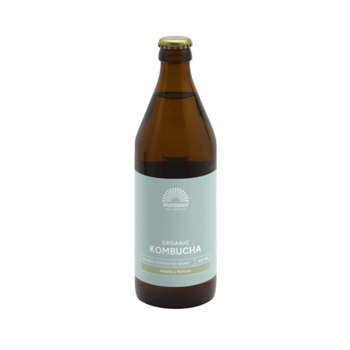 Mattisson Kombucha ginger & matcha (bio) 500 ml