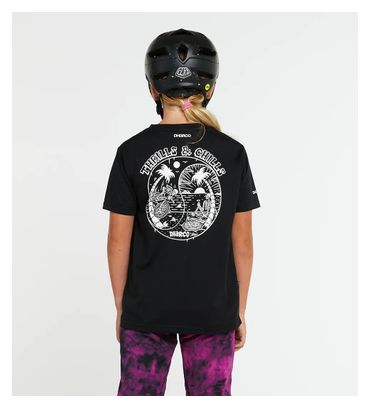 T-Shirt Enfant Dharco Tech Thrills & Chills Noir/Blanc