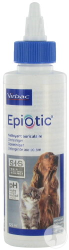 Virbac Epi-Otic Nettoyant Auriculaire Chiens Et Chats 125ml