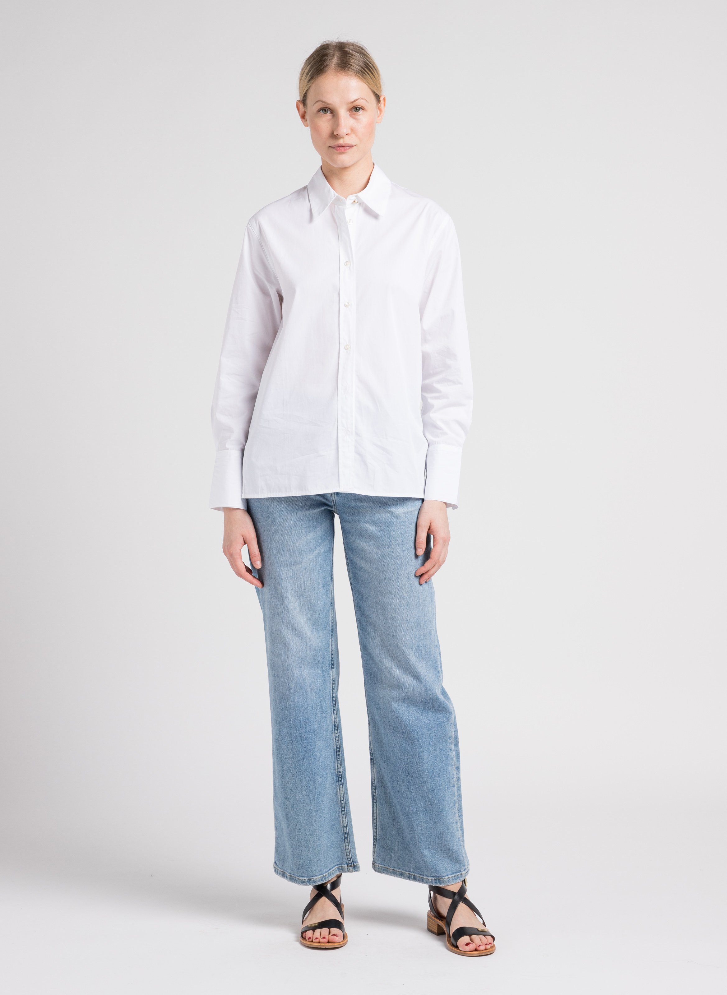 HOCEAN - Sandales spartiates en cuir | Noir