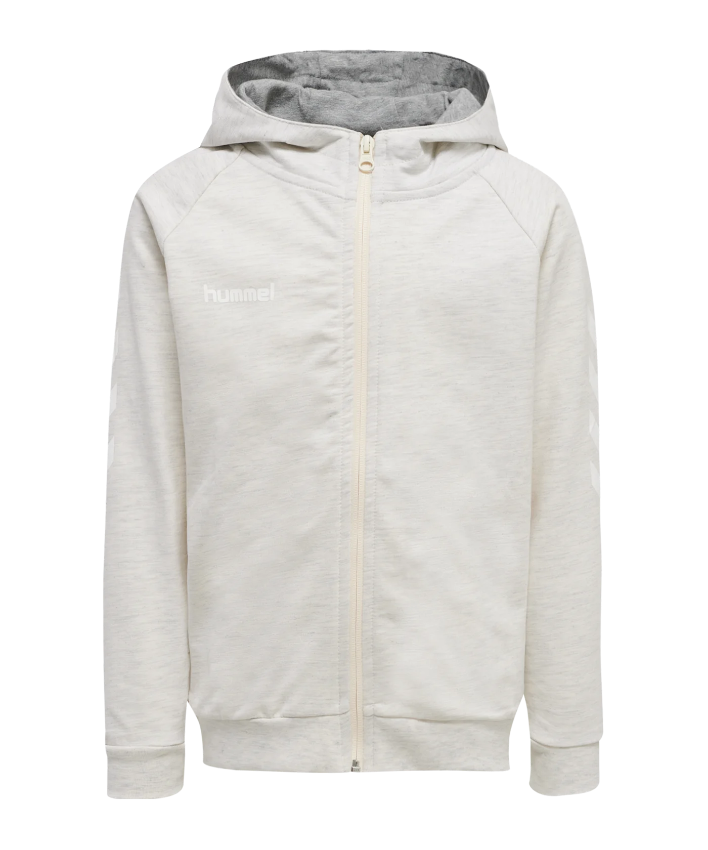 Hummel Cotton Kapuzenjacke Damen Weiss F9158