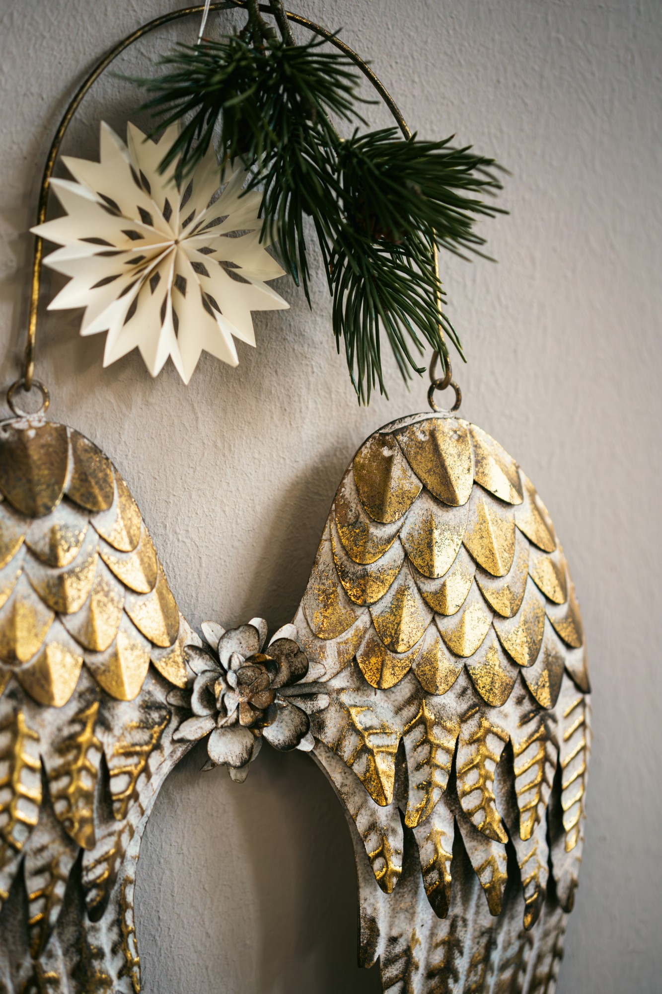 Weihnachtssterne aus Papier, 12 Stück, weiß, Ø 10 cm günstig bestellen