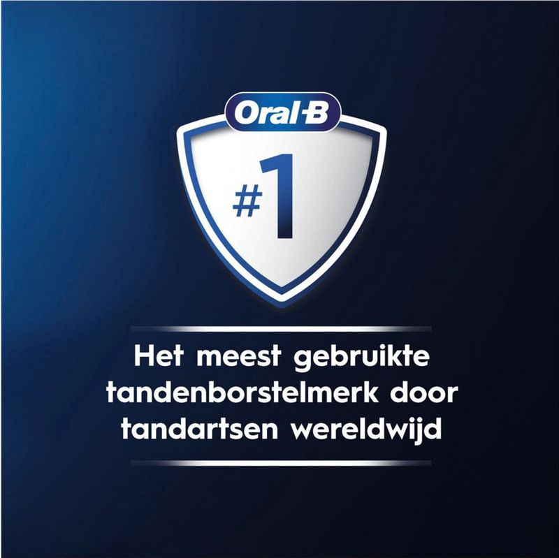 Oral-B - iO3 Duo - Elektrische Tandenborstel - Matt Zwart/Ice Blauw - Inclusief Reisetui