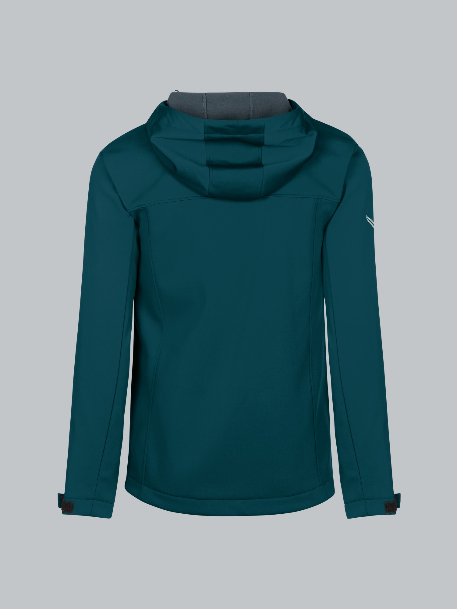 Klassische Softshell–Kapuzenjacke Saphir