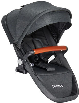 Beemoo Maxi 4 Twin Søskensete, Black/Black
