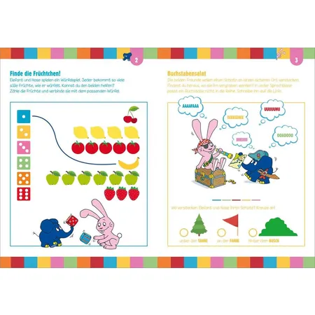 Tessloff Viel Spaß in der Vorschule mit Elefant und Hase