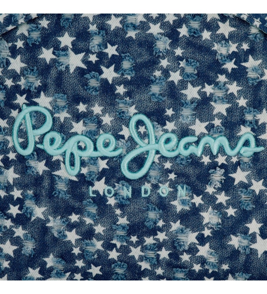 Pepe Jeans Mochila saco Pepe Jeans Denim Star  azul
