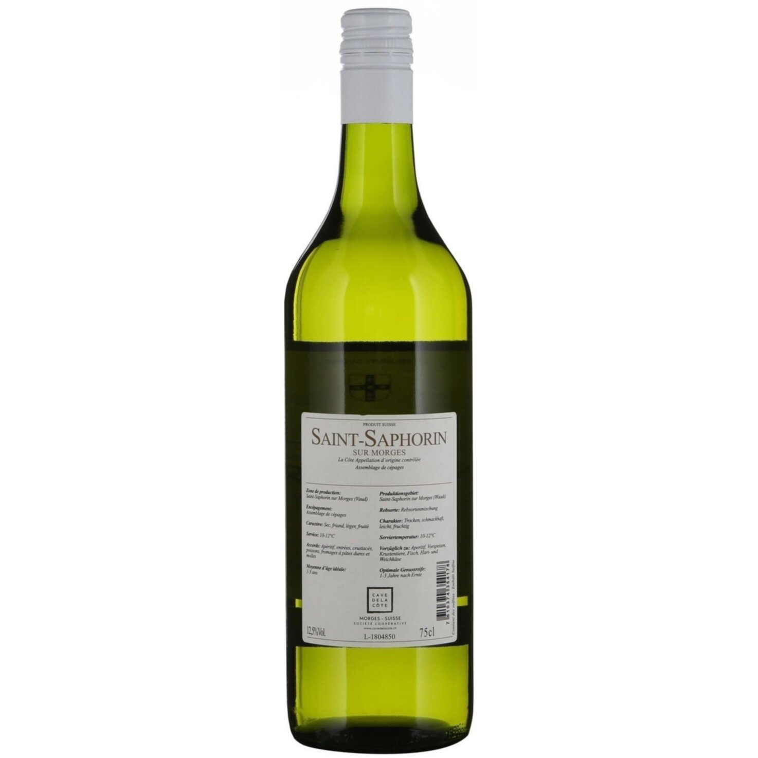 La Côte AOC Saint-Saphorin sur Morges Cave de la Côte -75cl