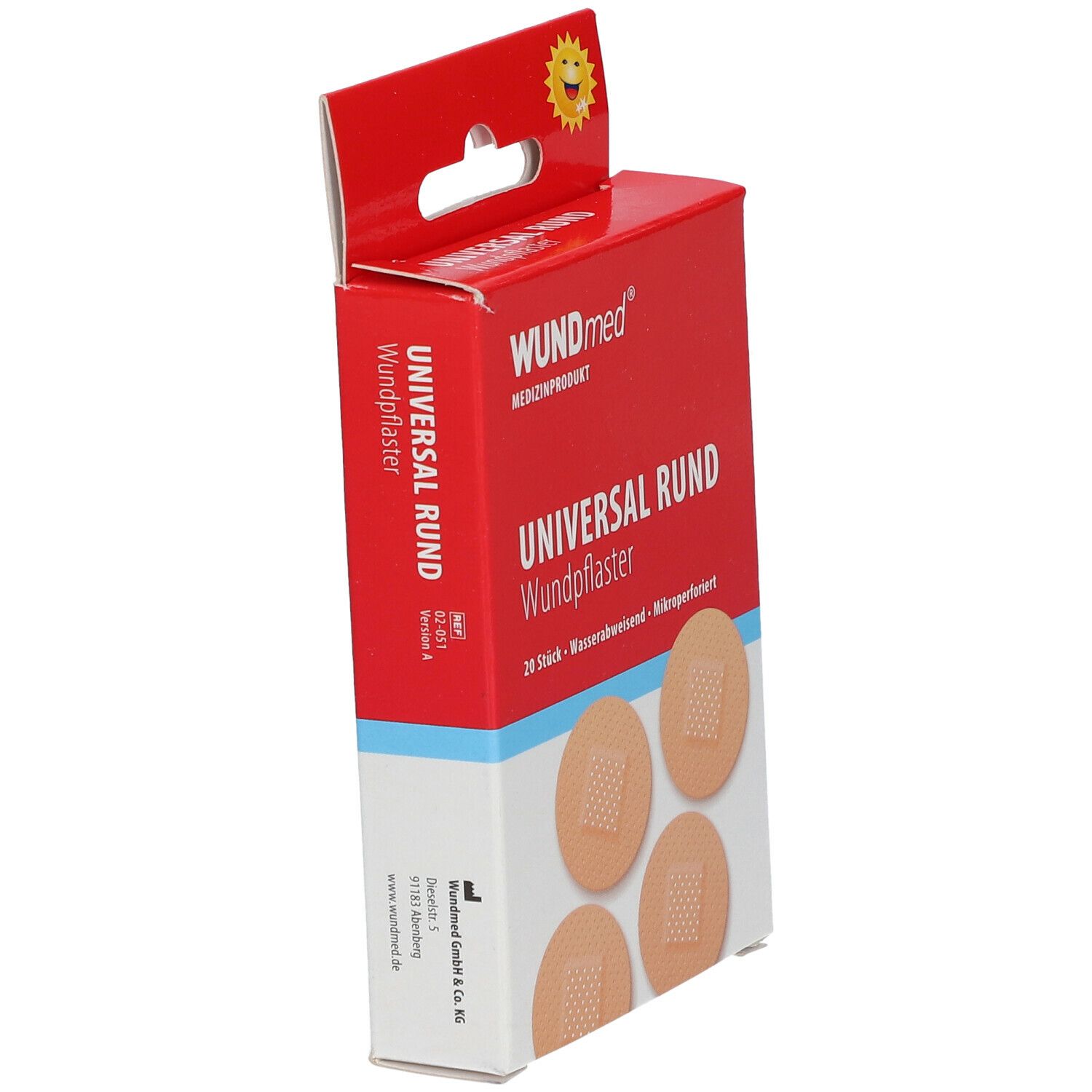 WUNDmed® Wund-Pflaster Runde Form 2,5 cm