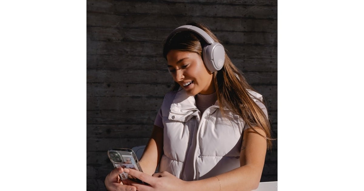 JLabJBuds Lux ANC over-ear headset  (Wit, Bluetooth 5.3, Multipoint)