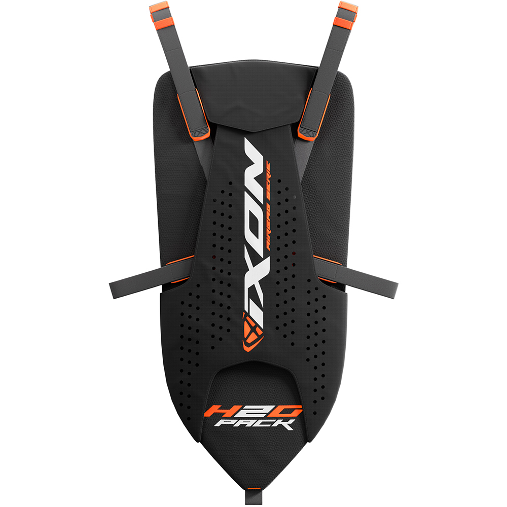 Ixon - Pack Adventure IX-Airbag U05 - Sac d’hydratation Noir / Orange