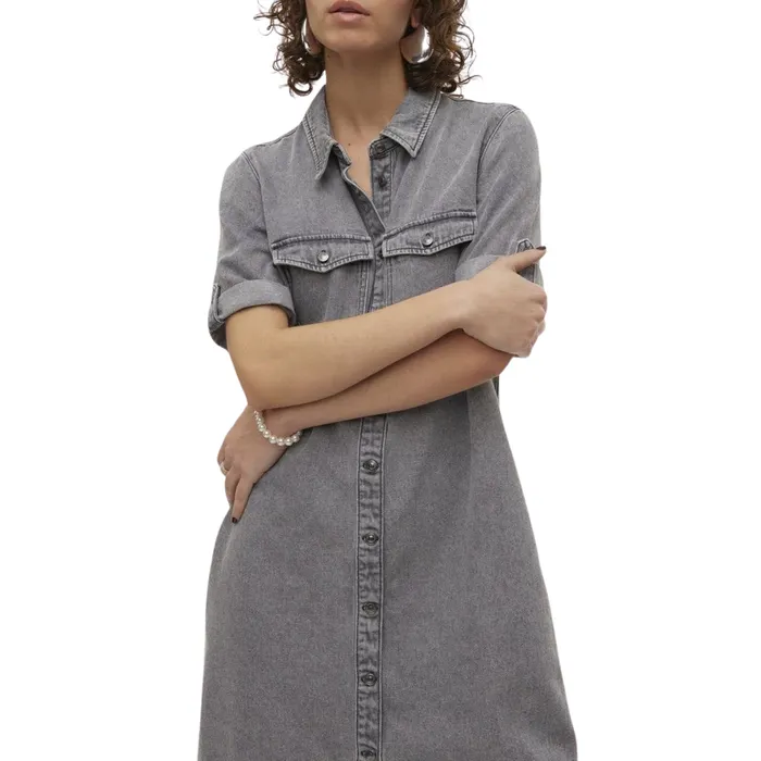 Vero Moda Jennie Denim Short Jurk Dames