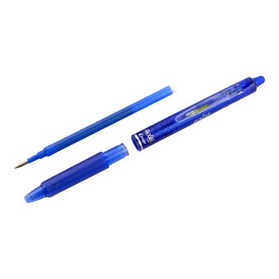 Pilot Frixion Ball Clicker - Pack de 12 rollers effaçables - 0,7 mm - bleu