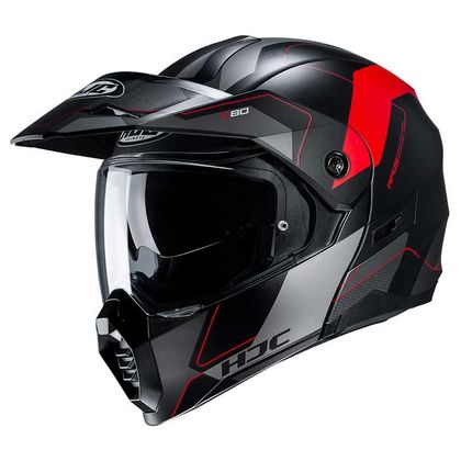 Casque Hjc C80 - ROX - Noir / Rouge