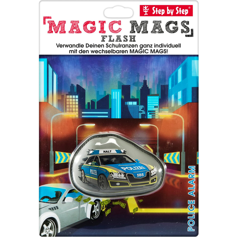 Step by Step Magnet-Set, Magic Mags, Police Alarm Rick, 3-teilig