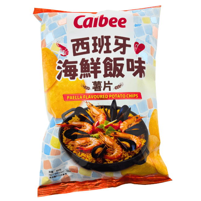 Calbee Paella Chips 68g