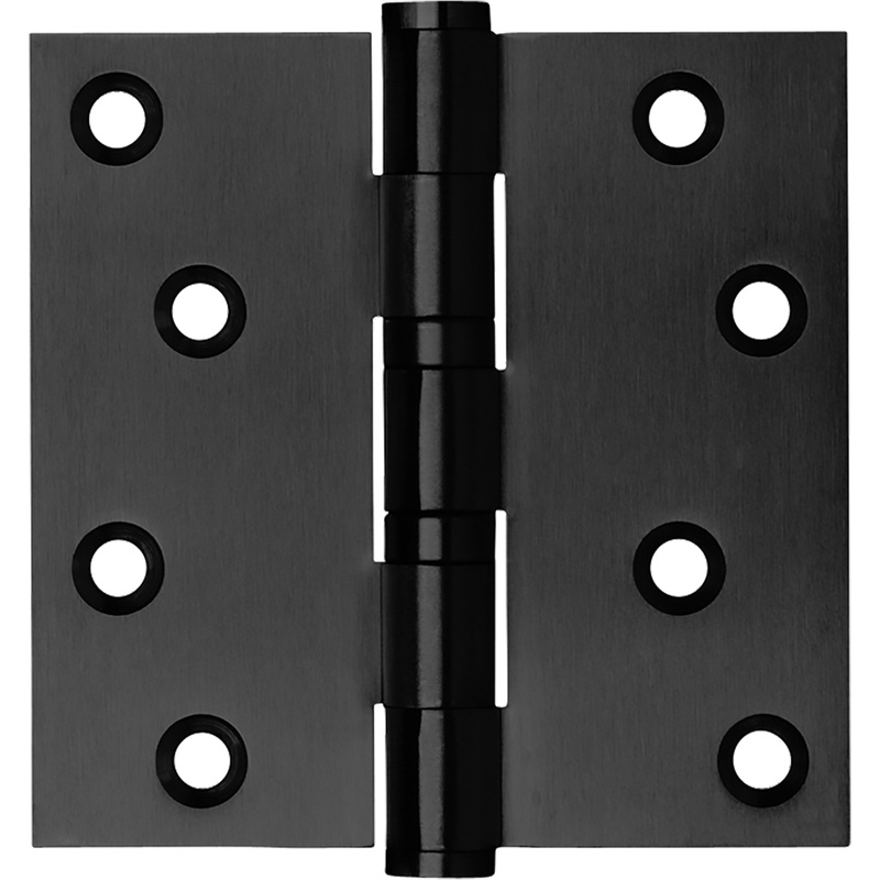 AXA kogellagerscharnier zwart 76x76mm RVS