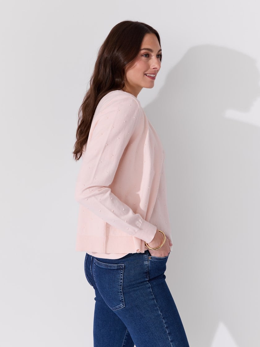 Lucilla cardigan Petal Pink